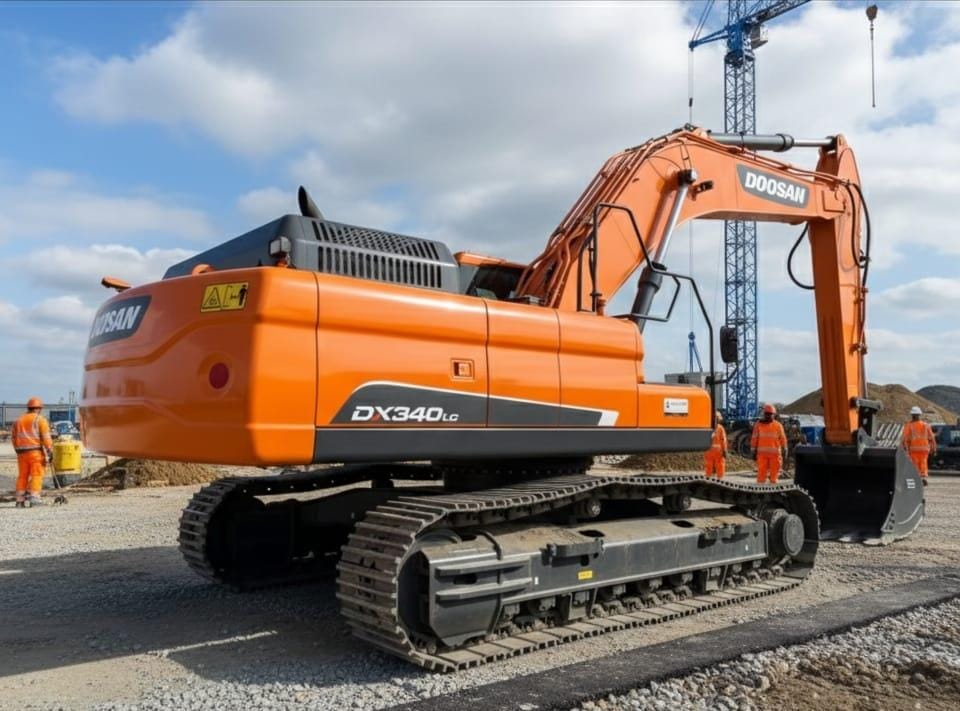 Used Doosan excavators 340